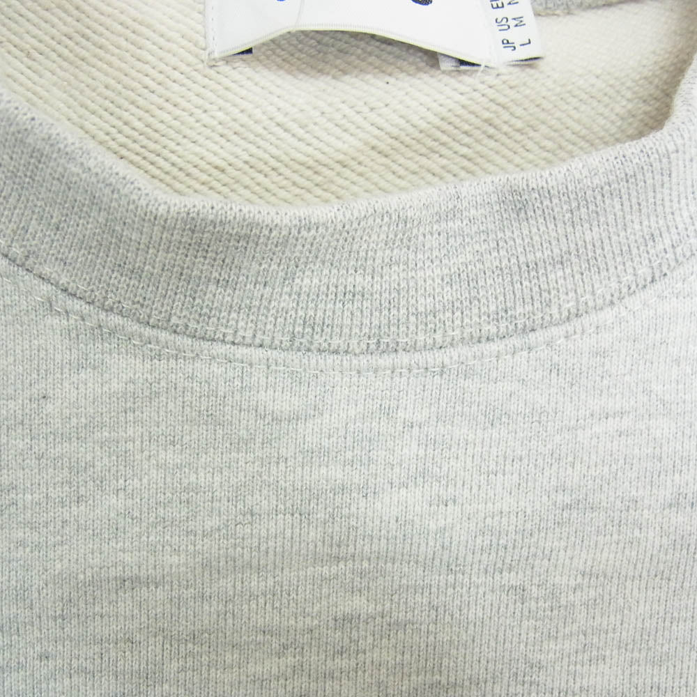 atmos アトモス MAASP-SW092 × THE GODFATHER ゴッドファーザー Sweatshirt クルーネック スウェット シャツ グレー系 L【中古】