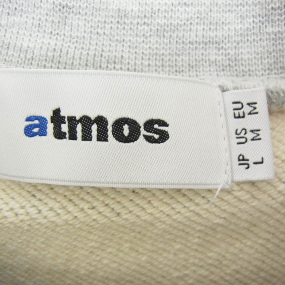 atmos アトモス MAASP-SW092 × THE GODFATHER ゴッドファーザー Sweatshirt クルーネック スウェット シャツ グレー系 L【中古】