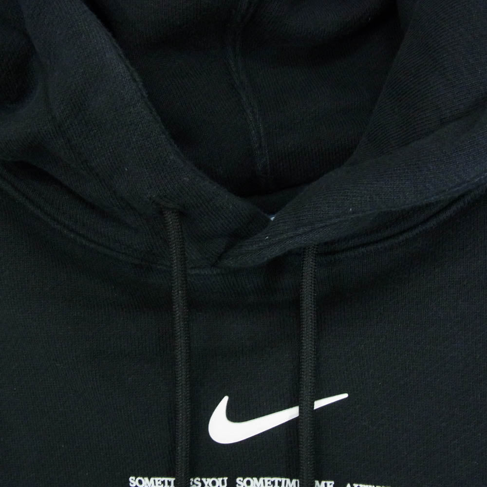 NIKE ナイキ 22SS DV3910-010 × DRAKE NOCTA ドレイク ノクタ Basketball Hoodie シリコン プリント バスケットボール フーディ プルオーバー スウェットパーカー ブラック系 M【中古】