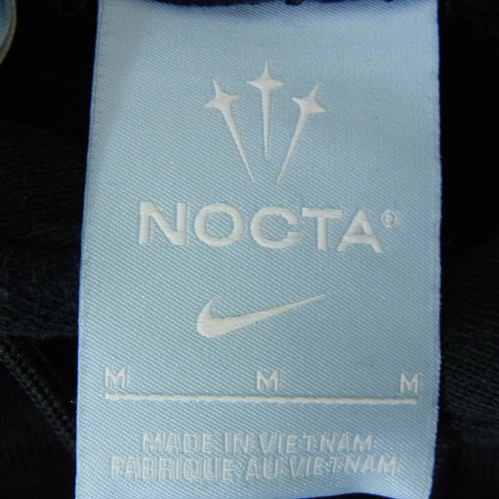 NIKE ナイキ 22SS DV3910-010 × DRAKE NOCTA ドレイク ノクタ Basketball Hoodie シリコン プリント バスケットボール フーディ プルオーバー スウェットパーカー ブラック系 M【中古】