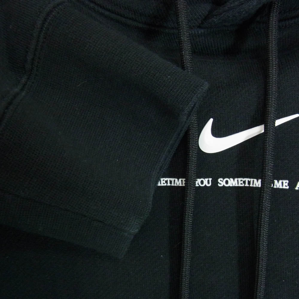 NIKE ナイキ 22SS DV3910-010 × DRAKE NOCTA ドレイク ノクタ Basketball Hoodie シリコン プリント バスケットボール フーディ プルオーバー スウェットパーカー ブラック系 M【中古】