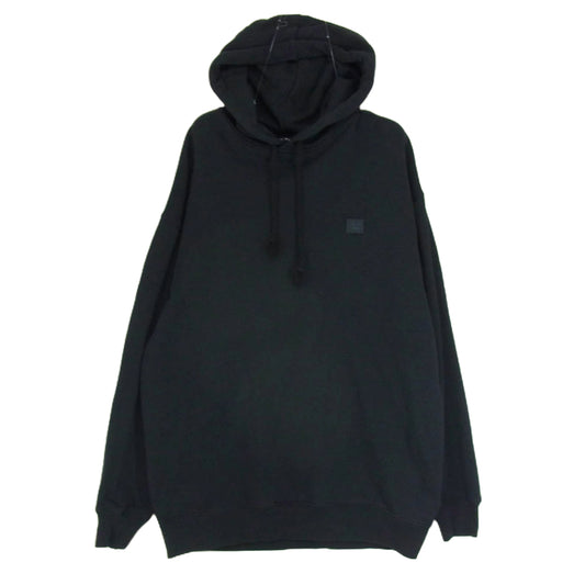 ACNE STUDIOS アクネストゥディオズ FA-UX-SWEA000009 FARRIN FACE プルオーバー スウェット パーカー ブラック系 XS【中古】