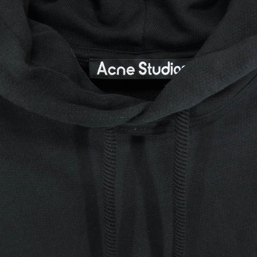 ACNE STUDIOS アクネストゥディオズ FA-UX-SWEA000009 FARRIN FACE プルオーバー スウェット パーカー ブラック系 XS【中古】