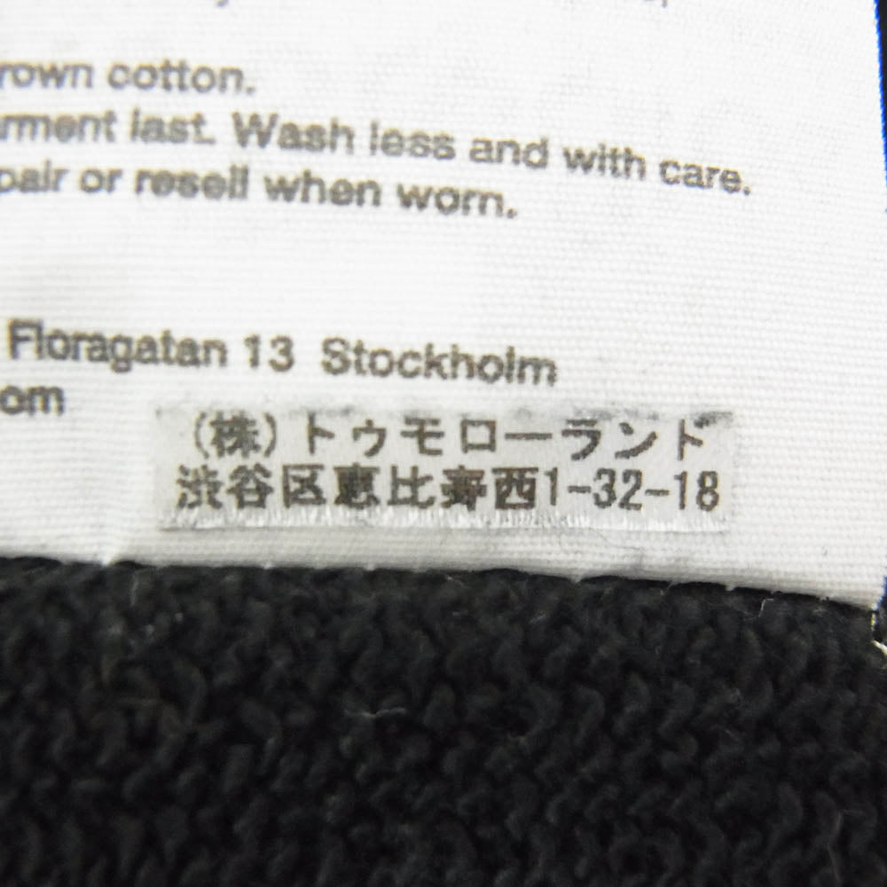ACNE STUDIOS アクネストゥディオズ FA-UX-SWEA000009 FARRIN FACE プルオーバー スウェット パーカー ブラック系 XS【中古】