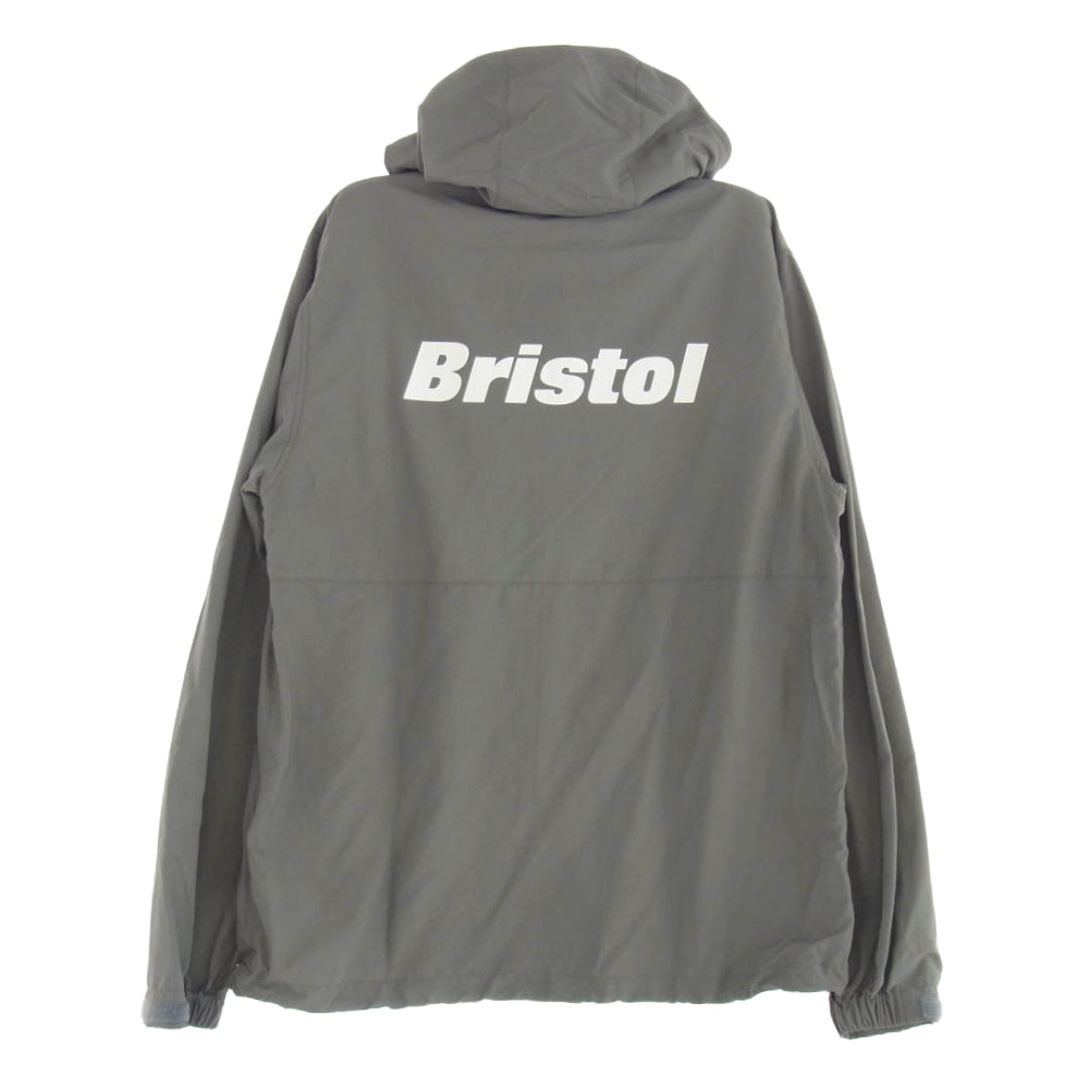 F.C.R.B. エフシーアールビー 23SS FCRB-230058 NYLON HOODED BLOUSON ナイロン フーデッド ジップアップ ジャケット グレー系 グレー系 L【中古】