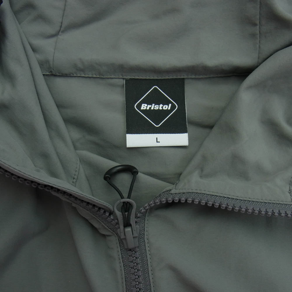 F.C.R.B. エフシーアールビー 23SS FCRB-230058 NYLON HOODED BLOUSON ナイロン フーデッド ジップアップ ジャケット グレー系 グレー系 L【中古】