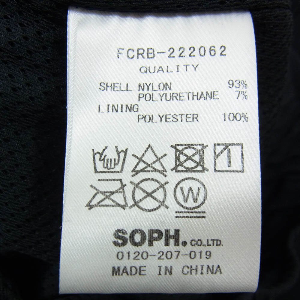 F.C.R.B. エフシーアールビー 22AW FCRB-222062 F.C.Real Bristol LYCRA TRACK PANTS ライクラファイバー ハイストレッチ イージー パンツ ダークネイビー系 L【中古】