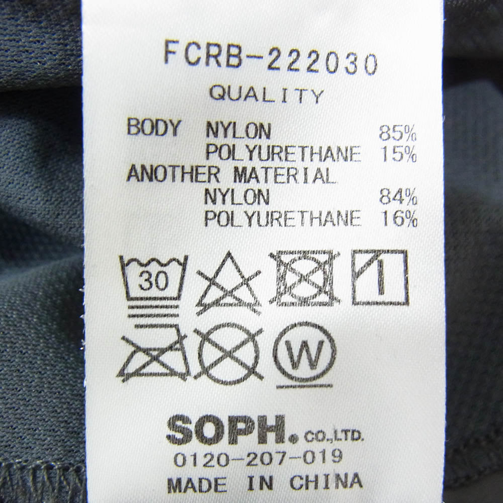 F.C.R.B. エフシーアールビー 22ss FCRB-222030 F.C.Real Bristol STRETCH LIGHT WEIGHT EASY ストレッチ ライト イージー パンツ グレー系 L【中古】