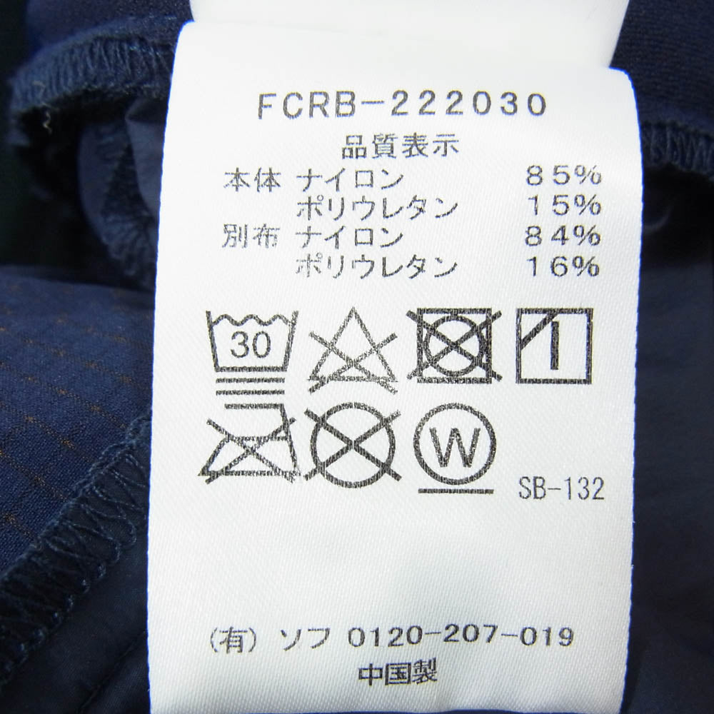 F.C.R.B. エフシーアールビー 22ss FCRB-222030 F.C.Real Bristol STRETCH LIGHT WEIGHT EASY ストレッチ ライト イージー パンツ ネイビー系 L【中古】