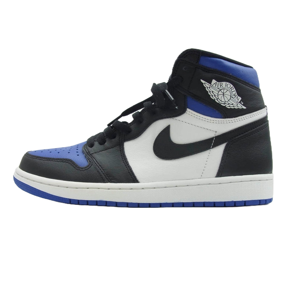 NIKE ナイキ 555088-041 Air Jordan 1 Retro High OG Royal Toe 2020 エアジョーダン 1 レトロ ハイ OG ロイヤル トゥ ハイカット スニーカー ブラック系 ブルー系 27cm【極上美品】【中古】