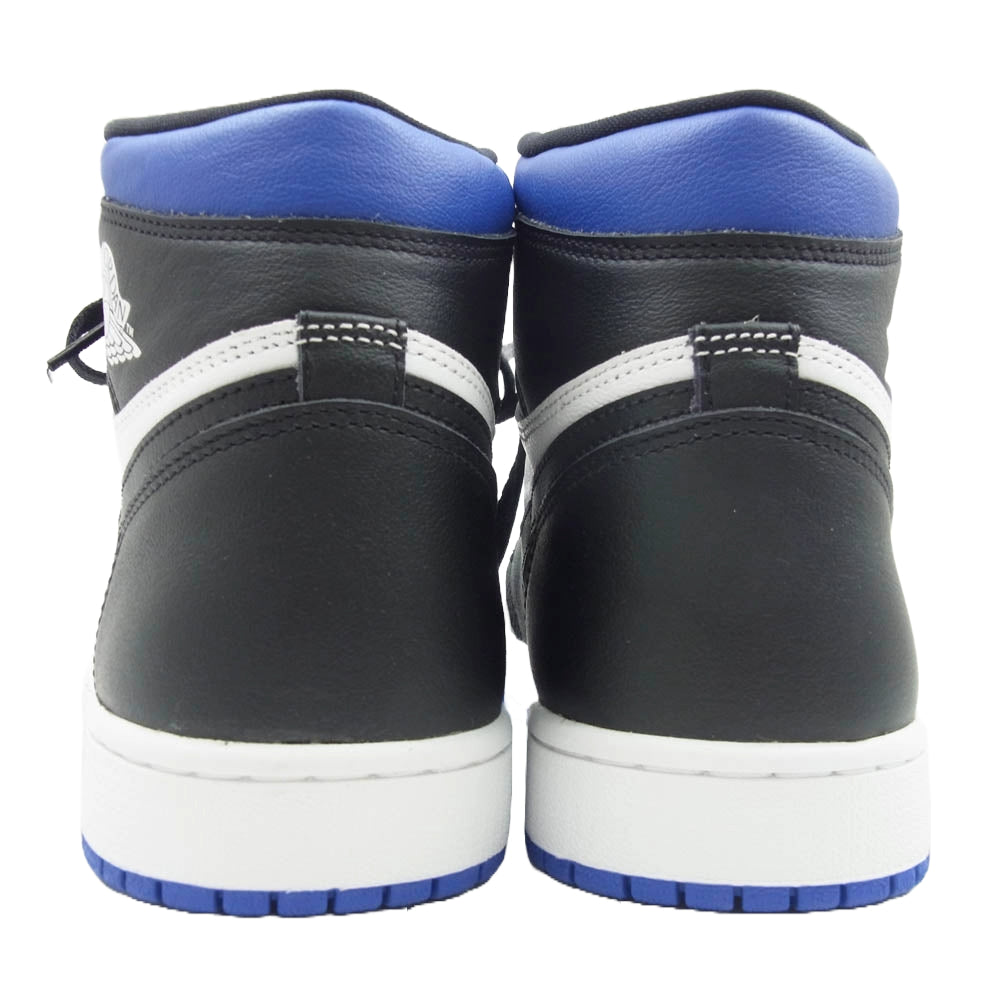 NIKE ナイキ 555088-041 Air Jordan 1 Retro High OG Royal Toe 2020 エアジョーダン 1 レトロ ハイ OG ロイヤル トゥ ハイカット スニーカー ブラック系 ブルー系 27cm【極上美品】【中古】