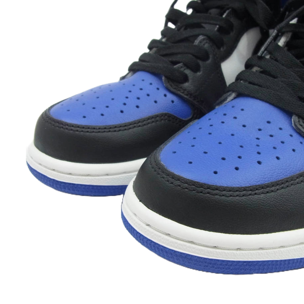 NIKE ナイキ 555088-041 Air Jordan 1 Retro High OG Royal Toe 2020 エアジョーダン 1 レトロ ハイ OG ロイヤル トゥ ハイカット スニーカー ブラック系 ブルー系 27cm【極上美品】【中古】
