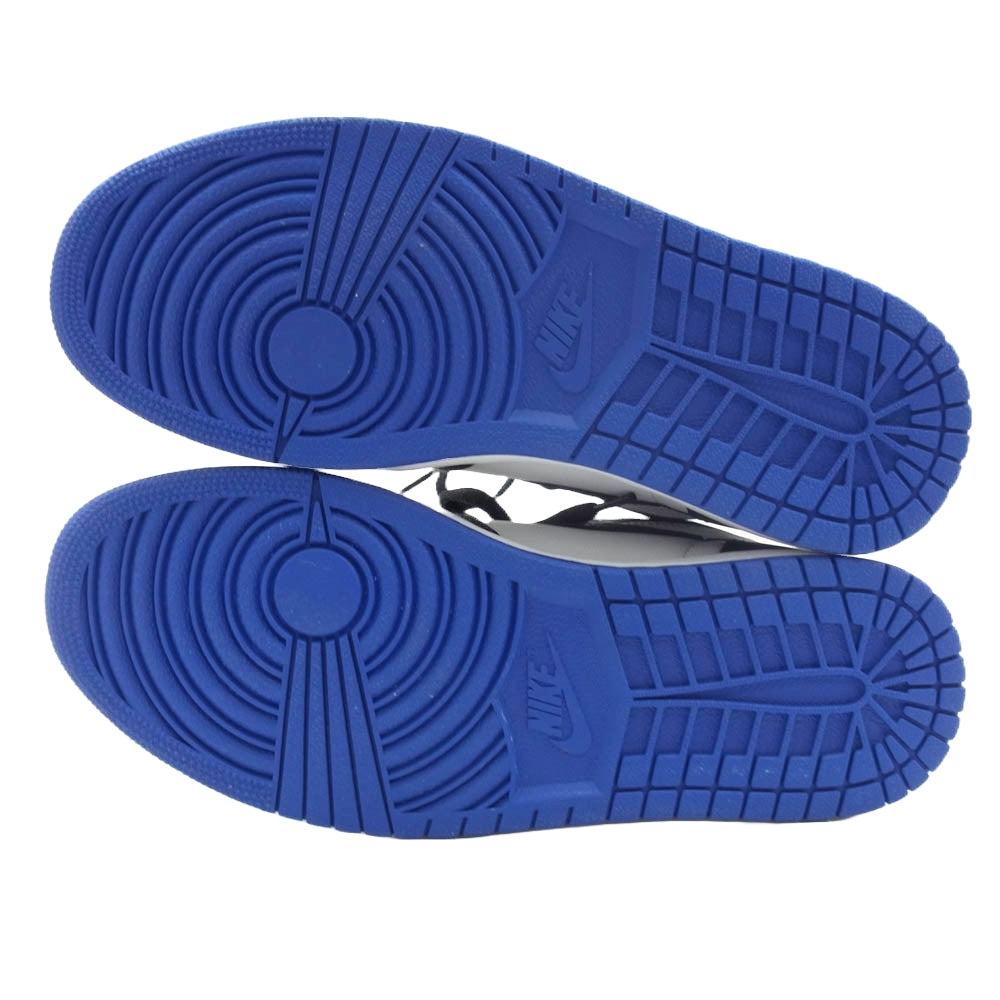 NIKE ナイキ 555088-041 Air Jordan 1 Retro High OG Royal Toe 2020 エアジョーダン 1 レトロ ハイ OG ロイヤル トゥ ハイカット スニーカー ブラック系 ブルー系 27cm【極上美品】【中古】