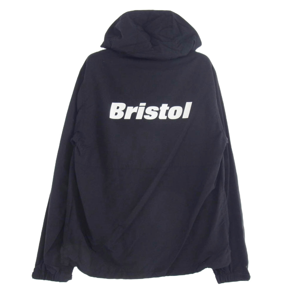 F.C.R.B. エフシーアールビー 23SS FCRB-230058 NYLON HOODED BLOUSON ナイロン フーデッド ジップアップ ジャケット ブラック系 ブラック系 L【中古】