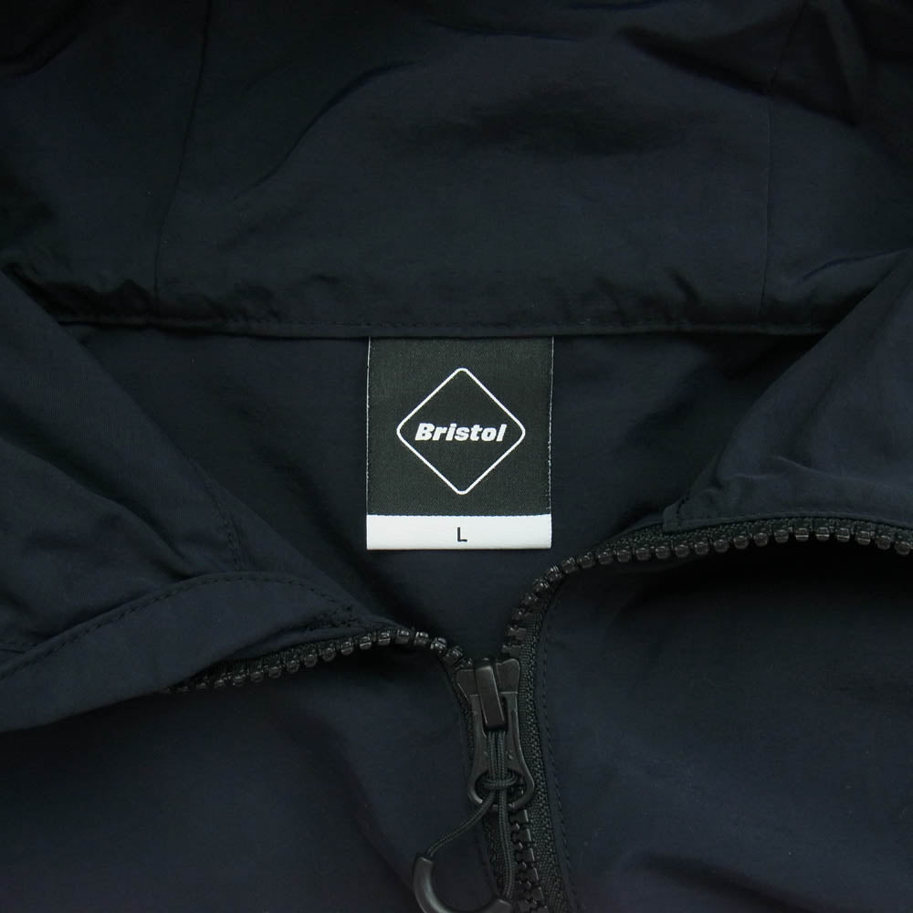 F.C.R.B. エフシーアールビー 23SS FCRB-230058 NYLON HOODED BLOUSON ナイロン フーデッド ジップアップ ジャケット ブラック系 ブラック系 L【中古】