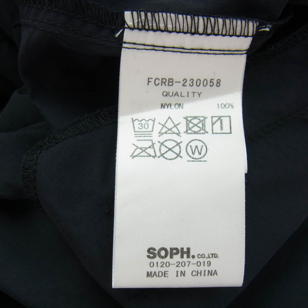 F.C.R.B. エフシーアールビー 23SS FCRB-230058 NYLON HOODED BLOUSON ナイロン フーデッド ジップアップ ジャケット ブラック系 ブラック系 L【中古】