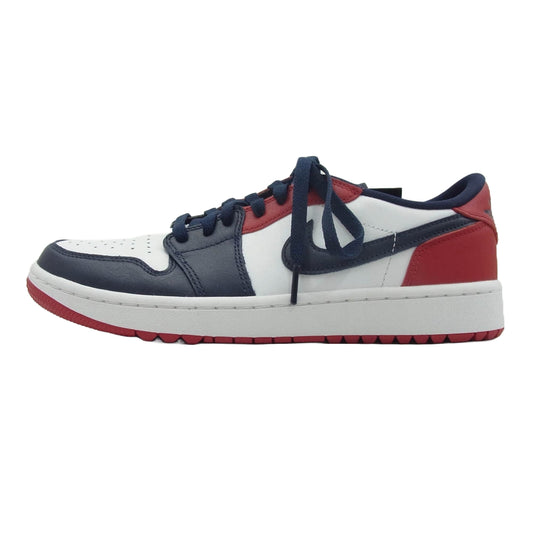 NIKE ナイキ DD9315-113 Air Jordan 1 Low Golf USA エアジョーダン1 ロー ゴルフ ローカット スニーカー ネイビー系 レッド系 27cm【極上美品】【中古】