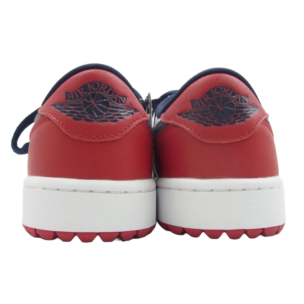 NIKE ナイキ DD9315-113 Air Jordan 1 Low Golf USA エアジョーダン1 ロー ゴルフ ローカット スニーカー ネイビー系 レッド系 27cm【極上美品】【中古】