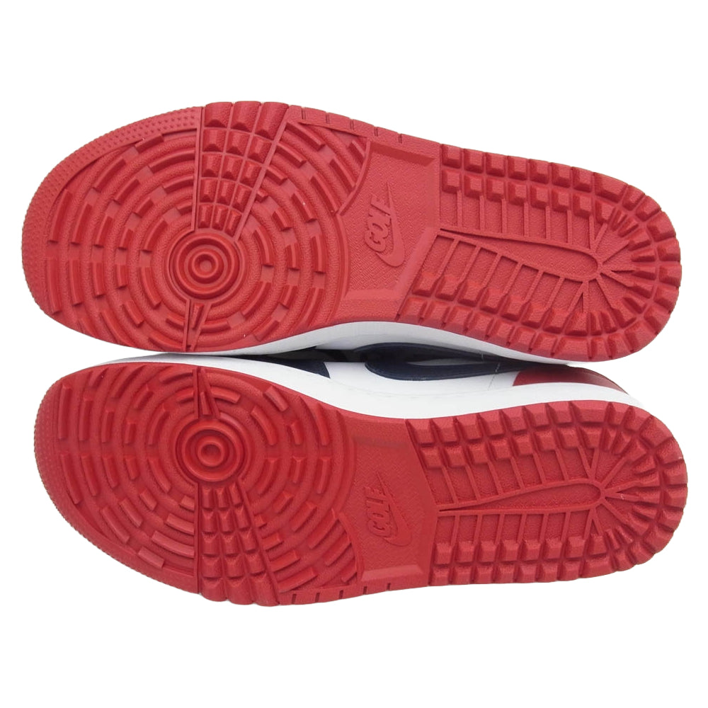 NIKE ナイキ DD9315-113 Air Jordan 1 Low Golf USA エアジョーダン1 ロー ゴルフ ローカット スニーカー ネイビー系 レッド系 27cm【極上美品】【中古】