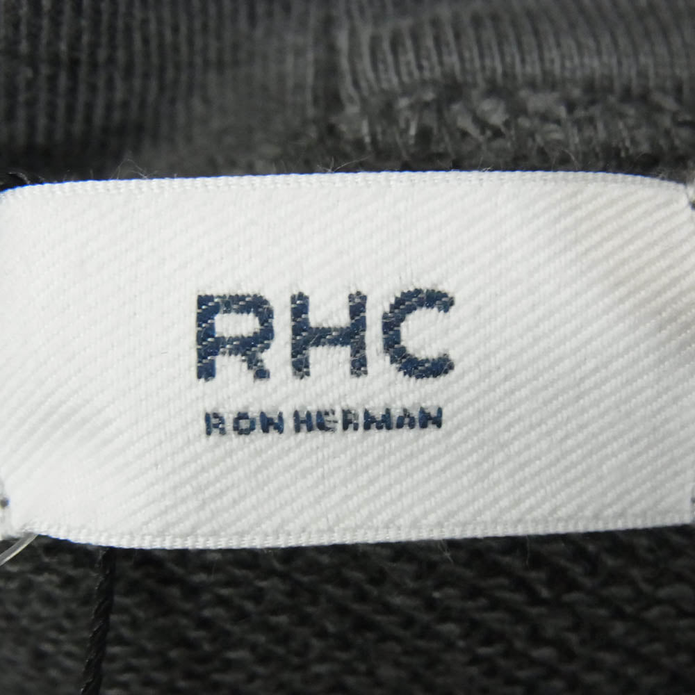 Ron Herman ロンハーマン 4120900008 RHC フリーダム フィット スウェット フーディー ウォッシュ加工 プルオーバー パーカー 墨黒 ブラック系 L【極上美品】【中古】