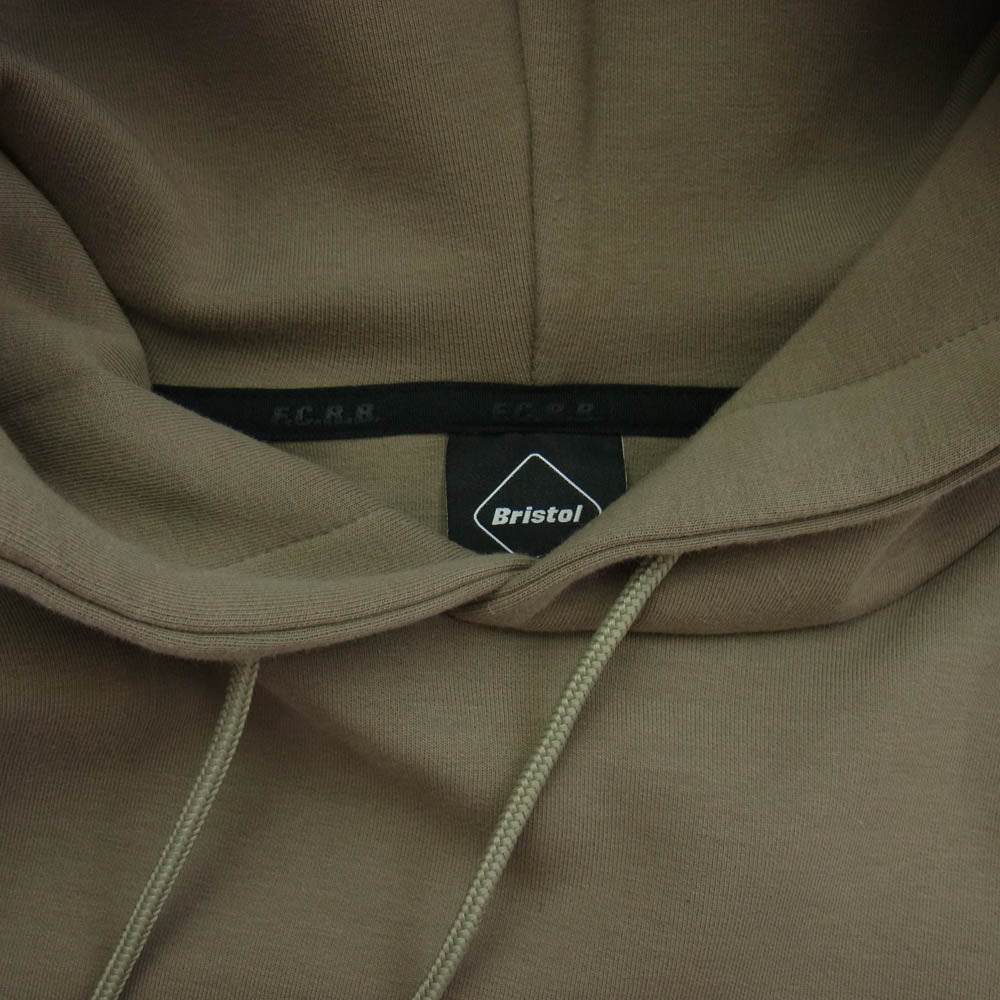 F.C.R.B. エフシーアールビー 23AW FCRB-232038 TECH SWEAT TRAINING HOODIE ブリストル テック スウェット トレーニング フーディ パーカー ベージュ系 L【中古】