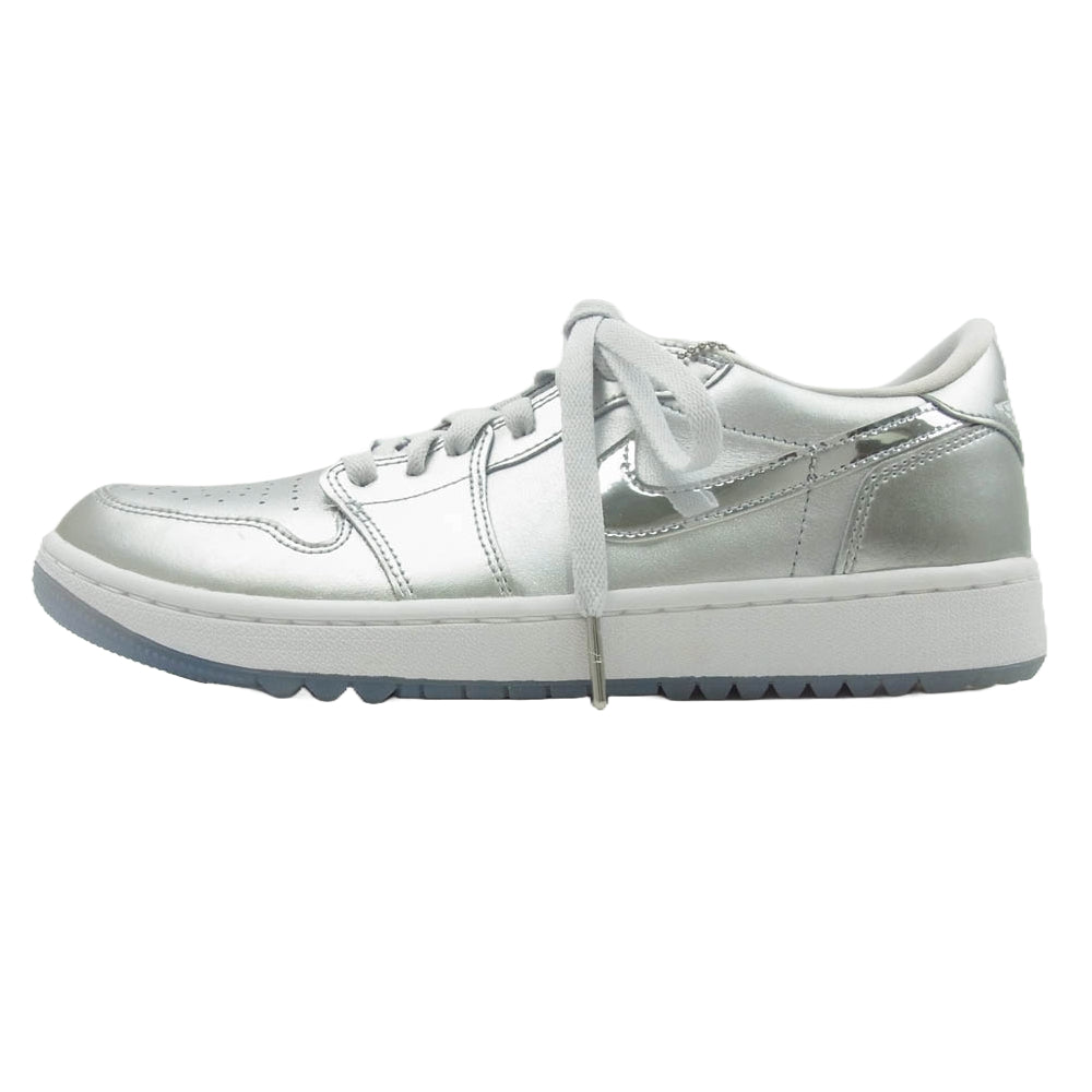 NIKE ナイキ FD6848-001 Air Jordan 1 Low Golf Gift Giving エアジョーダン1 ロー ゴルフ ギフトギビング ローカット スニーカー シルバー系 27cm【極上美品】【中古】
