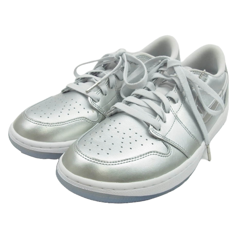 NIKE ナイキ FD6848-001 Air Jordan 1 Low Golf Gift Giving エアジョーダン1 ロー ゴルフ ギフトギビング ローカット スニーカー シルバー系 27cm【極上美品】【中古】