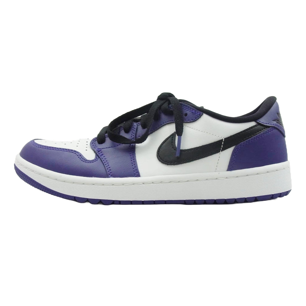 NIKE ナイキ DD9315-105 Air Jordan 1 Low Golf Court Purple エアジョーダン1 ロー ゴルフ コートパープル ローカット スニーカー パープル系 27cm【極上美品】【中古】