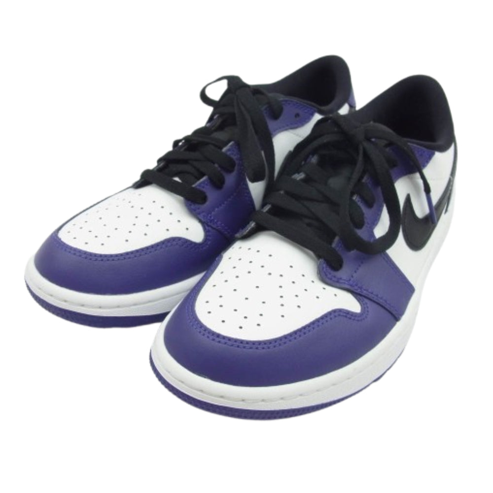 NIKE ナイキ DD9315-105 Air Jordan 1 Low Golf Court Purple エアジョーダン1 ロー ゴルフ コートパープル ローカット スニーカー パープル系 27cm【極上美品】【中古】