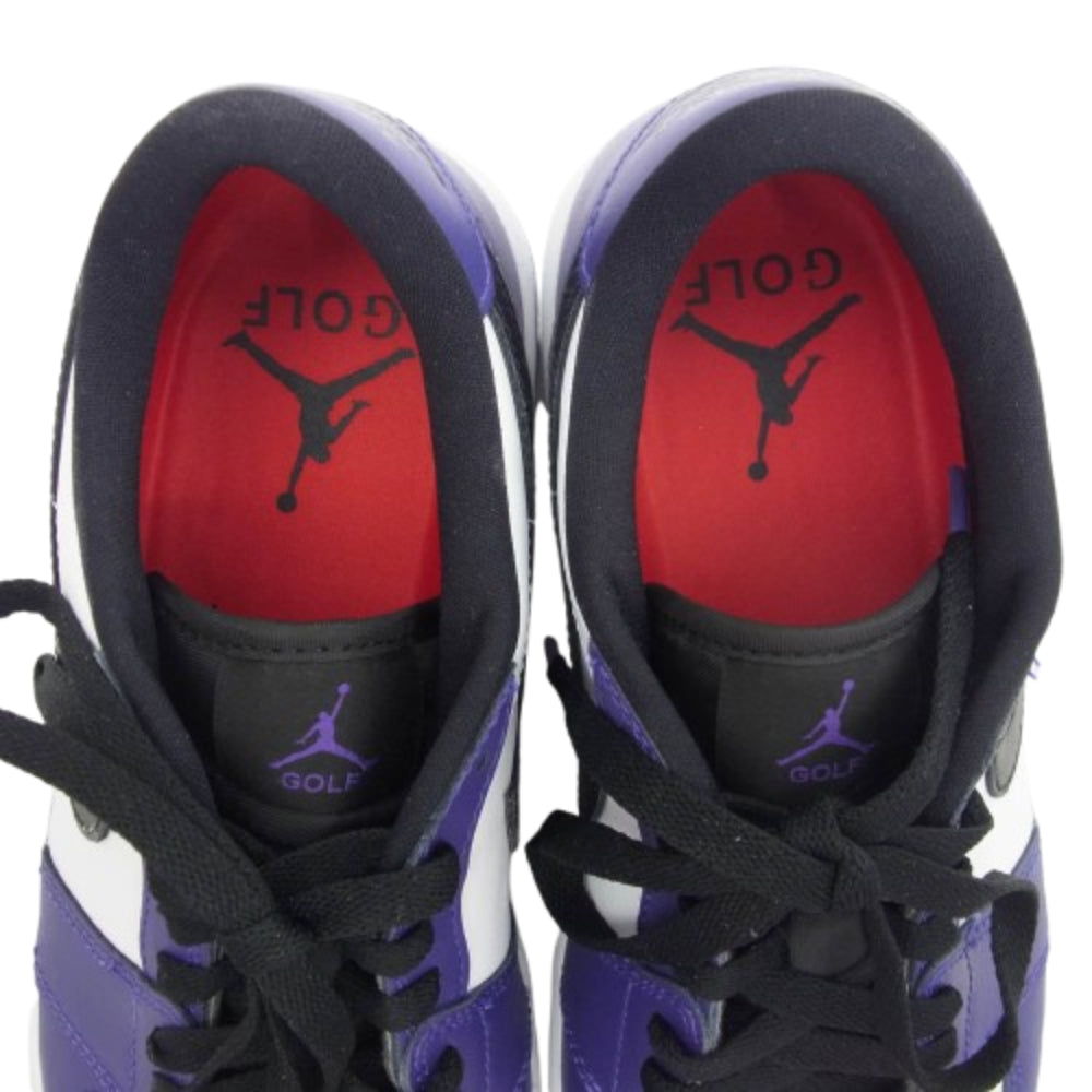 NIKE ナイキ DD9315-105 Air Jordan 1 Low Golf Court Purple エアジョーダン1 ロー ゴルフ コートパープル ローカット スニーカー パープル系 27cm【極上美品】【中古】