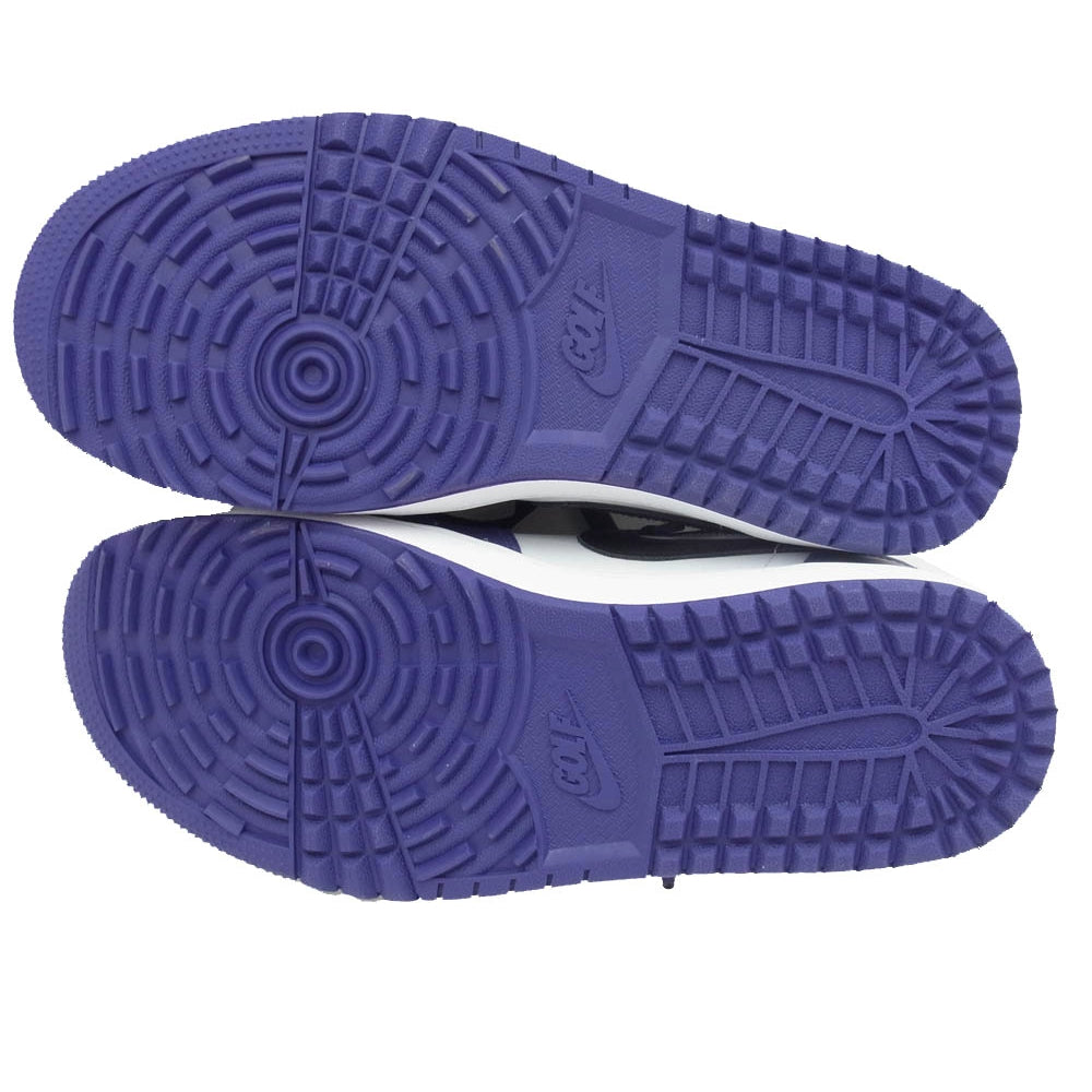 NIKE ナイキ DD9315-105 Air Jordan 1 Low Golf Court Purple エアジョーダン1 ロー ゴルフ コートパープル ローカット スニーカー パープル系 27cm【極上美品】【中古】