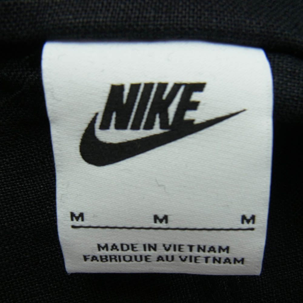 NIKE ナイキ FZ5751-010 × STUSSY ステューシー U NRG Linen Jacket リネン ジャケット フーディー ブラック系 M【中古】