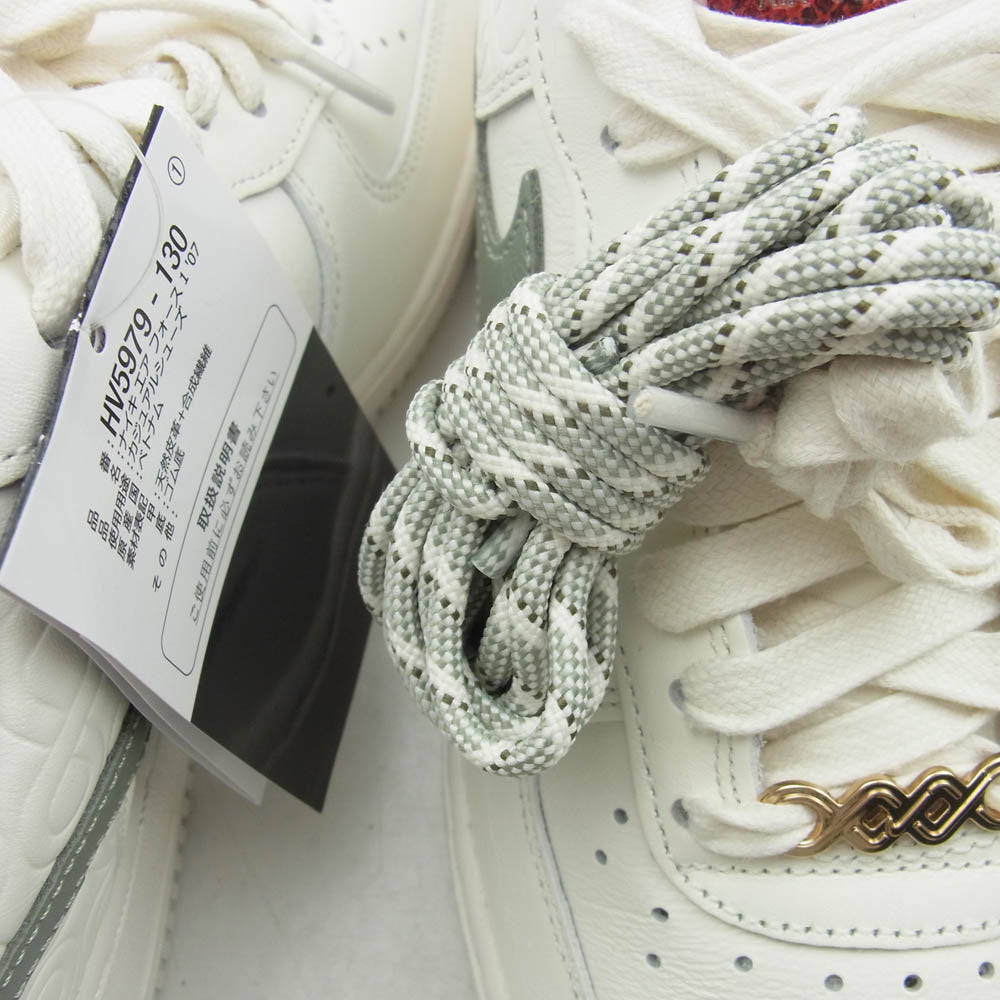 NIKE ナイキ HV5979-130 Air Force 1 Low 07 Sail Light Bone University Red Jade Horizon エアフォース1 ロー 07 セイル ライトボーン ユニバーシティレッド ジェイドホライズン ローカット スニーカー 27cm【極上美品】【中古】