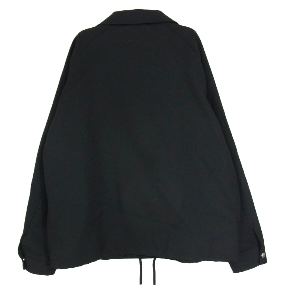 SOPHNET. ソフネット 25SS SOPH-250006 DRY WOOL TWILL COACH JACKET ドライ ウール ツイル コーチ ジャケット ブラック系 L【中古】