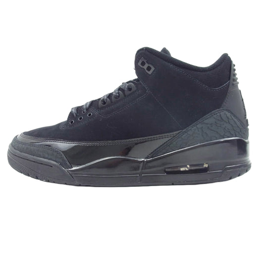 NIKE ナイキ CT8532-001 Air Jordan 3 Retro Black Cat 2025  エアジョーダン3 レトロ ブラック キャット スニーカー ブラック系 27.5cm【極上美品】【中古】