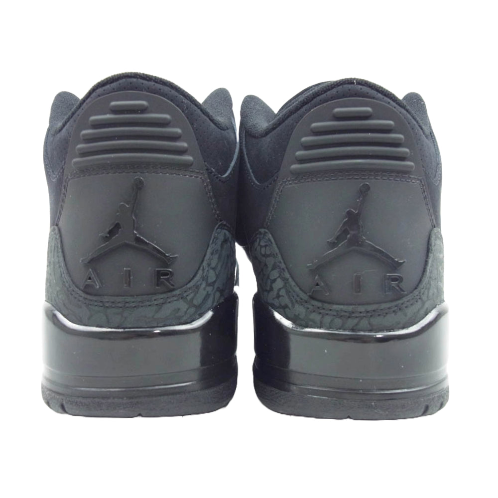 NIKE ナイキ CT8532-001 Air Jordan 3 Retro Black Cat 2025  エアジョーダン3 レトロ ブラック キャット スニーカー ブラック系 27.5cm【極上美品】【中古】