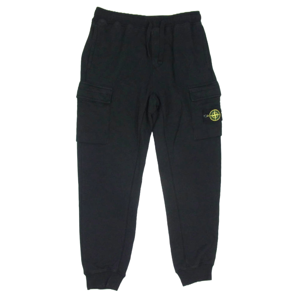 STONE ISLAND ストーンアイランド 761564751 5ポケット スウェット カーゴ パンツ ブラック系 M【中古】