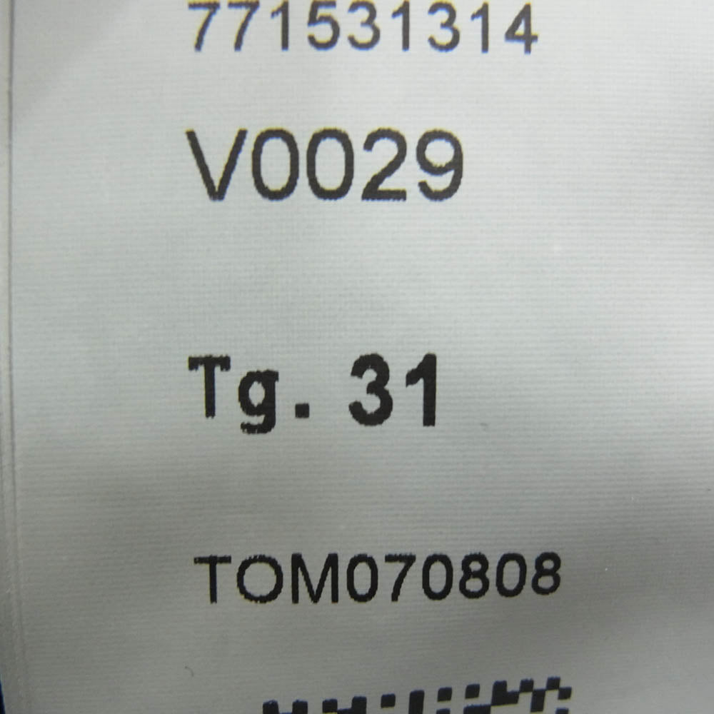 STONE ISLAND ストーンアイランド 22AW 771531314 ガーメントダイコットンウールストレッチサテンシャーリングテーパードリブカーゴパンツ ブラック系 31【中古】