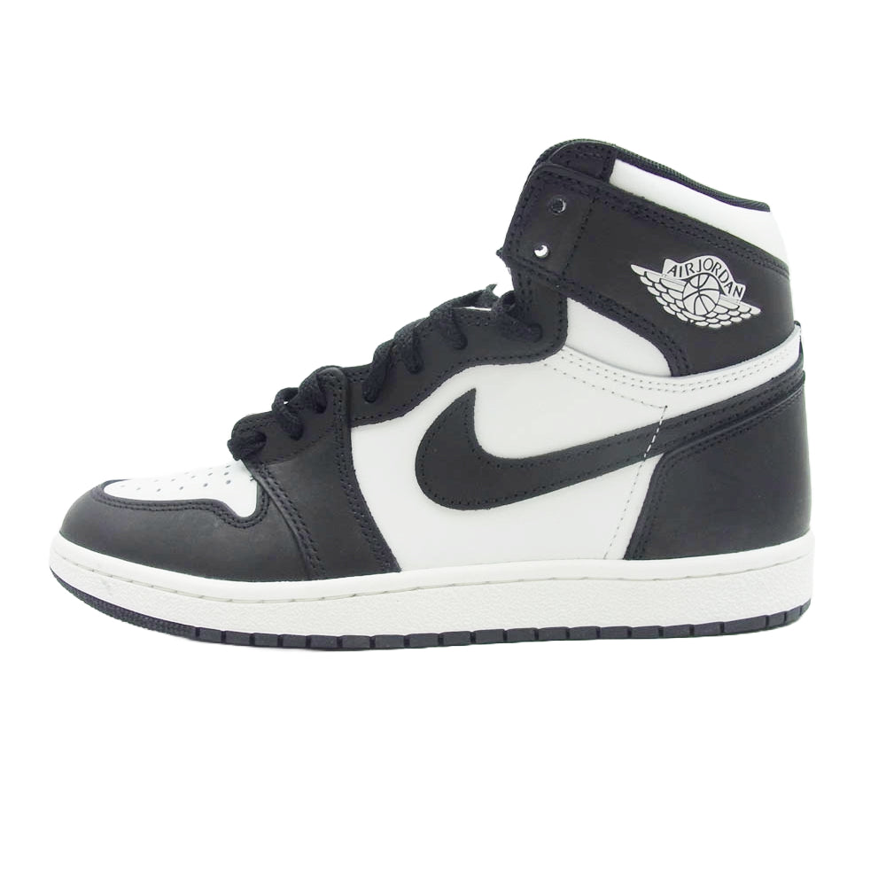 NIKE ナイキ BQ4422-001 Air Jordan 1 High '85 Black White エアジョーダン1 ハイ '85 ブラック ホワイト ハイカット スニーカー ブラック系 ホワイト系 27cm【極上美品】【中古】