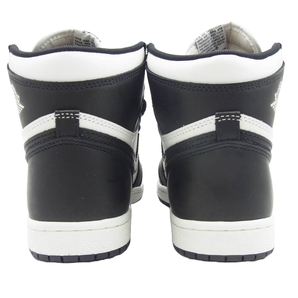 NIKE ナイキ BQ4422-001 Air Jordan 1 High '85 Black White エアジョーダン1 ハイ '85 ブラック ホワイト ハイカット スニーカー ブラック系 ホワイト系 27cm【極上美品】【中古】