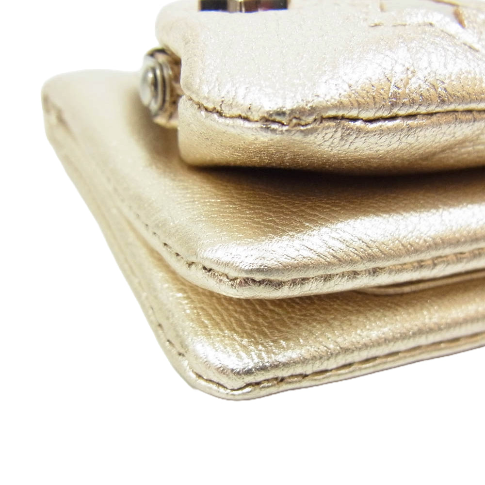 ANNA SUI ルシィ　ゴールド 二つ折り財布 新品タグ付き】アナスイ ルシィがま口二つ折り財布 ゴールド 楽天市場