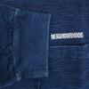 NEIGHBORHOOD ネイバーフッド 20SS 201UWNH-CSM01S ID-P C-CREW.LS ロゴ刺繍 天竺 ロングスリーブカットソー 長袖Tシャツ ネイビー系 XL【新古品】【未使用】【中古】