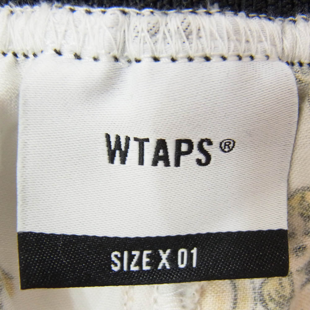 WTAPS ダブルタップス 20SS 201TQDT-PTM04 DUTY SHORTS 02 アロハ ハーフパンツ ショーツ ホワイト系 X01【新古品】【未使用】【中古】