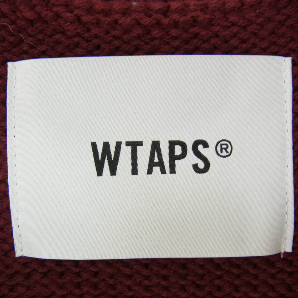 WTAPS ダブルタップス 23AW 232MADT-KNM01 DITCH VEST ACRYLIC. SIGN アクリル ニット ベスト エンジ系 X04【新古品】【未使用】【中古】