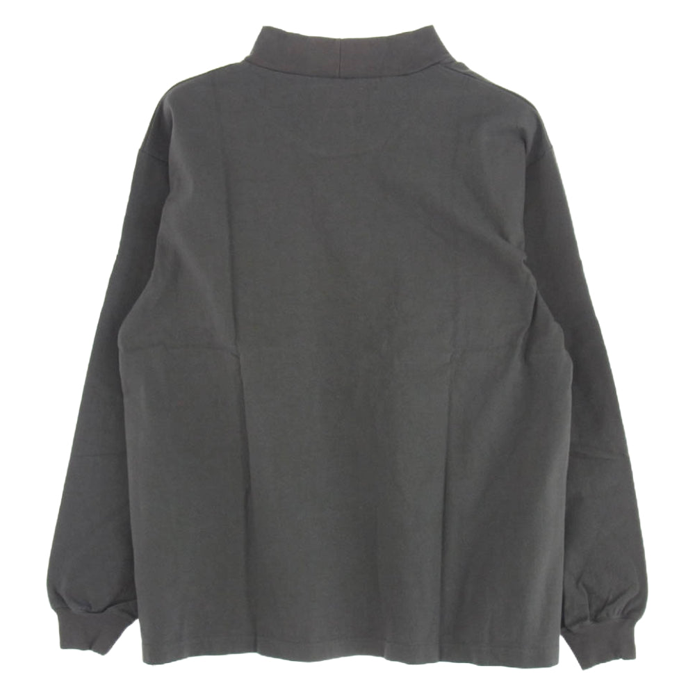 WTAPS ダブルタップス 20SS 201ATDT-CSM34 DAWN.M NECK LS TEE.COTTTON モックネック アーチロゴ ロングスリーブＴシャツ 長袖カットソー グレー系 3【新古品】【未使用】【中古】