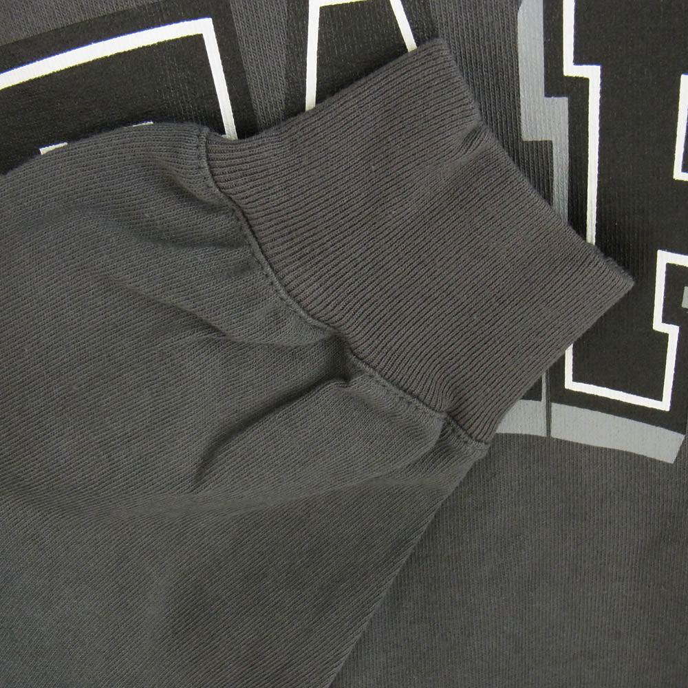 WTAPS ダブルタップス 20SS 201ATDT-CSM34 DAWN.M NECK LS TEE.COTTTON モックネック アーチロゴ ロングスリーブＴシャツ 長袖カットソー グレー系 3【新古品】【未使用】【中古】