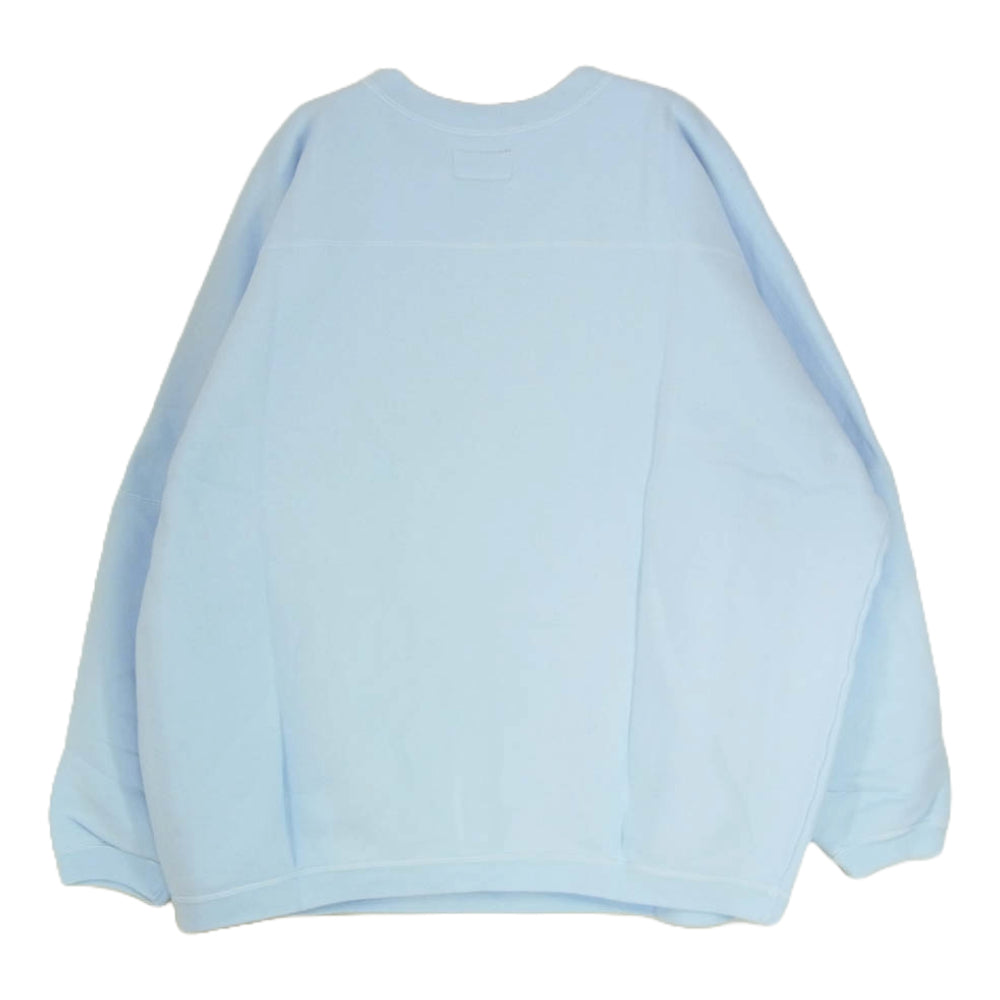 DESCENDANT ディセンダント 20SS 201ATDS-CSM26 GOON HOCKEY SWEATSHIRT LOOP WHEEL フロントプリント スウェット ライトブルー系 2【極上美品】【中古】