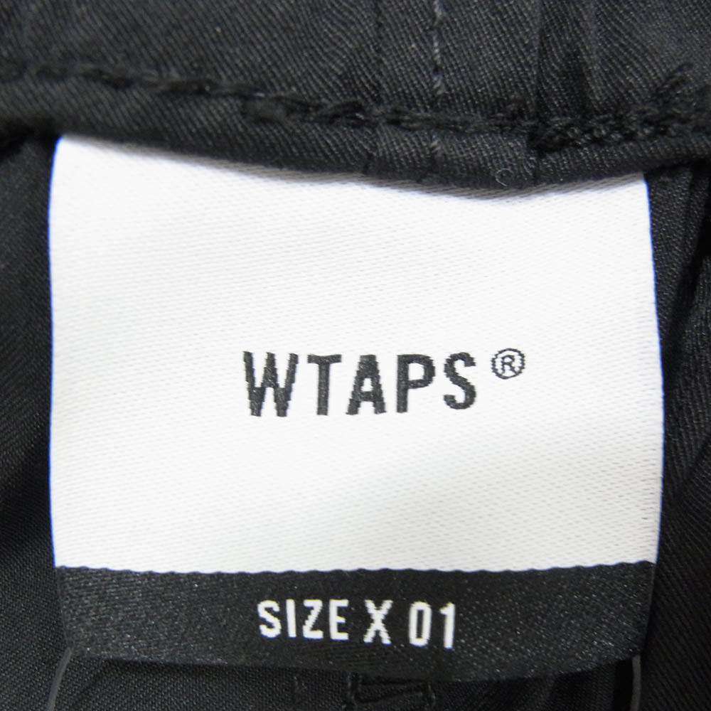 WTAPS ダブルタップス 20AW 202BRDT-PTM05 SMOCK TROUSERS POLY.TWILL スモック トラウザーズ パンツ ブラック系 X01【極上美品】【中古】