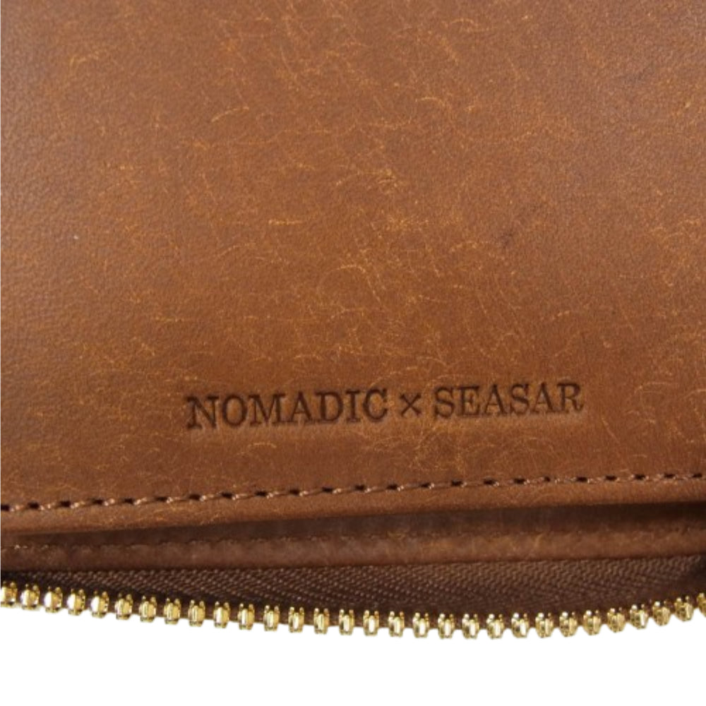 シーサー SY-06 × Nomadic ノーマディック Independent PENCASE ペンケース ブラウン系【新古品】【未使用】【中古】