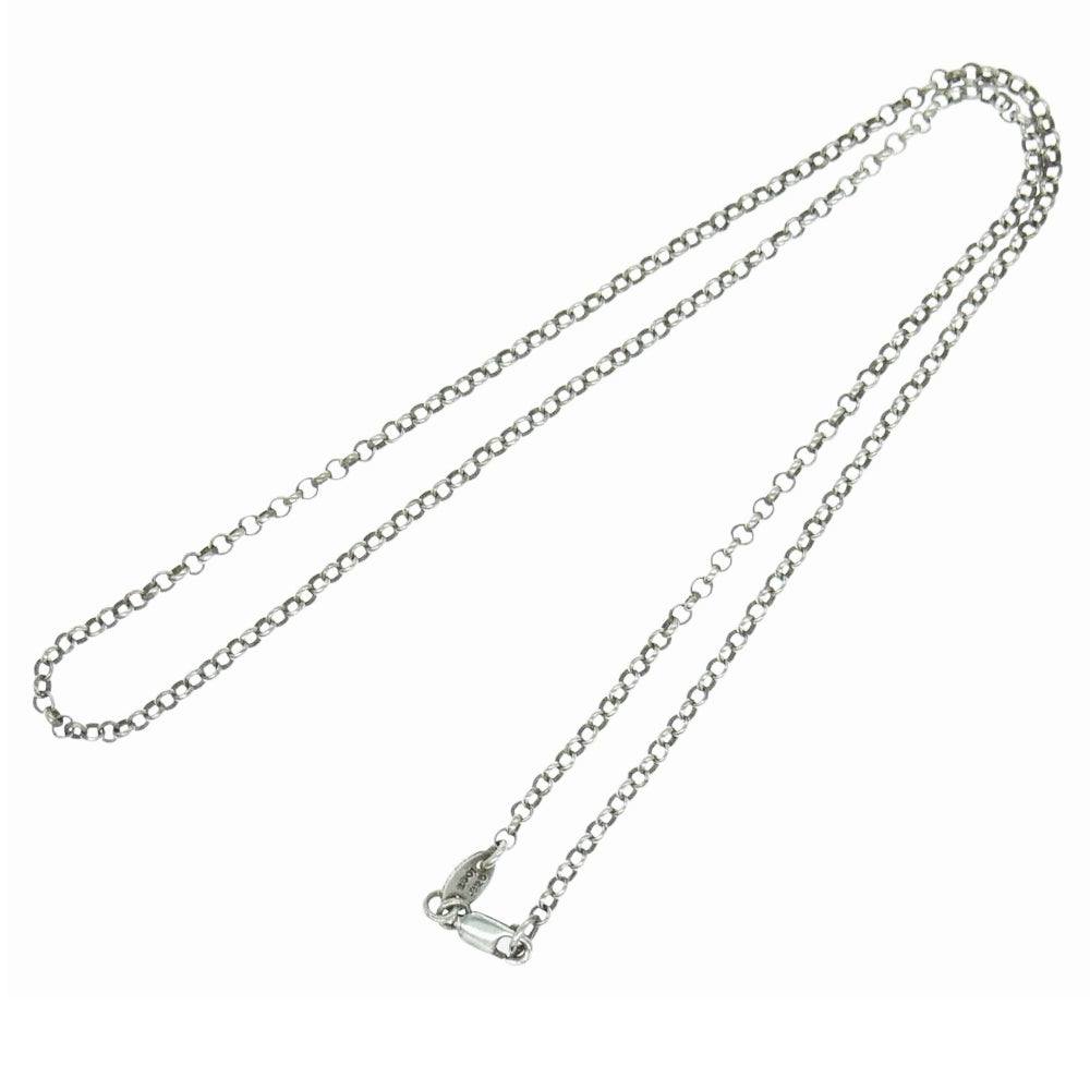 CHROME HEARTS クロムハーツ（原本無） NECKCHAIN R18 ロールチェーン ネックレス 18inch 18インチ シルバー系【中古】